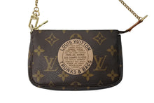 画像をギャラリービューアに読み込む, LOUIS VUITTON ルイヴィトン ミニ ポシェット アクセソワール ポーチ M60153 T&amp;B ブラウン ゴールド金具 美品 中古 66344