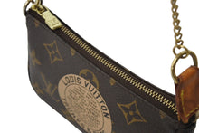 画像をギャラリービューアに読み込む, LOUIS VUITTON ルイヴィトン ミニ ポシェット アクセソワール ポーチ M60153 T&amp;B ブラウン ゴールド金具 美品 中古 66344