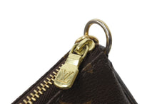 画像をギャラリービューアに読み込む, LOUIS VUITTON ルイヴィトン ミニ ポシェット アクセソワール ポーチ M60153 T&amp;B ブラウン ゴールド金具 美品 中古 66344