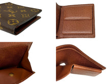 画像をギャラリービューアに読み込む, 極美品 LOUIS VUITTON ルイヴィトン モノグラム ポルトフォイユ マルコ 二つ折り財布 M61675 ウォレット 小物 ブラウン PVC 中古 66347