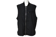 Load image into Gallery viewer, CHROME HEARTS クロムハーツ PAPA V2 ベスト サイズL ダガージップ スクロールタグ シルク コットン シルバー925 美品 中古 66353