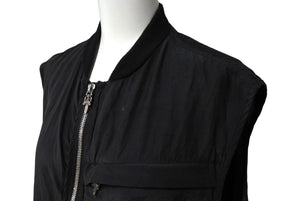 CHROME HEARTS クロムハーツ PAPA V2 ベスト サイズL ダガージップ スクロールタグ シルク コットン シルバー925 美品 中古 66353