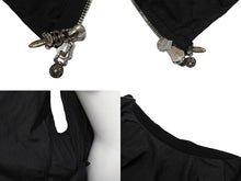 Load image into Gallery viewer, CHROME HEARTS クロムハーツ PAPA V2 ベスト サイズL ダガージップ スクロールタグ シルク コットン シルバー925 美品 中古 66353
