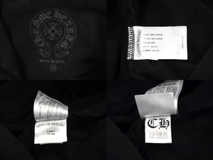 CHROME HEARTS クロムハーツ パーカー プルオーバー ホースシュープリント ホワイト ブラック サイズXS 美品 中古 66357