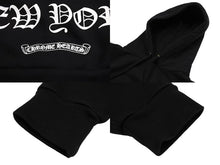 Load image into Gallery viewer, CHROME HEARTS クロムハーツ パーカー プルオーバー ホースシュープリント ホワイト ブラック サイズXS 美品 中古 66357