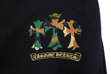Load image into Gallery viewer, CHROME HEARTS クロムハーツ スウェットパンツ ホースシュー カモフラージュロゴ サイズM ブラック 美品 中古 66359