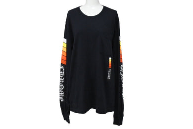 CHROME HEARTS クロムハーツ 長袖Ｔシャツ カリフォルニア限定 ハリウッド ブラック コットン サイズM 美品 中古 66362
