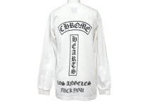 Load image into Gallery viewer, CHROME HEARTS クロムハーツ FUCK YOU ロング Tシャツ トップス 長袖 サイズS ホワイト ブラック 良品 中古 66365