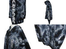 Load image into Gallery viewer, 極美品 ChromeHearts クロムハーツ タイダイ柄ホースシュープリントプルオーバーパーカー ブラック サイズL 中古 66371