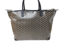 画像をギャラリービューアに読み込む, 極美品 GOYARD ゴヤール アルトワGM バッグ トートバッグ ARTOISGMLTY01CL01P PVC レザー ブラック シルバー金具 中古 66376