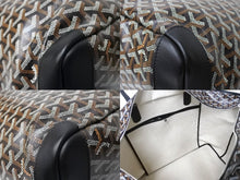 画像をギャラリービューアに読み込む, 極美品 GOYARD ゴヤール アルトワGM バッグ トートバッグ ARTOISGMLTY01CL01P PVC レザー ブラック シルバー金具 中古 66376