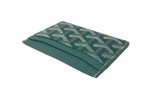 画像をギャラリービューアに読み込む, 新品未使用 GOYARD ゴヤール サン シュルピス カードケース グリーン PVC レザー STSULPPMLTY09CL09X 中古 66377