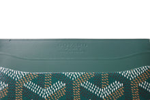 画像をギャラリービューアに読み込む, 新品未使用 GOYARD ゴヤール サン シュルピス カードケース グリーン PVC レザー STSULPPMLTY09CL09X 中古 66377