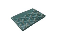 画像をギャラリービューアに読み込む, 新品未使用 GOYARD ゴヤール サン シュルピス カードケース グリーン PVC レザー STSULPPMLTY09CL09X 中古 66378