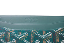 画像をギャラリービューアに読み込む, 新品未使用 GOYARD ゴヤール サン シュルピス カードケース グリーン PVC レザー STSULPPMLTY09CL09X 中古 66378