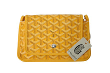 画像をギャラリービューアに読み込む, 新品未使用 GOYARD ゴヤール プリュメ ポーチウォレット 二つ折り財布 PLUMETPMLTY08CL08P イエロー シルバー金具 中古 66379