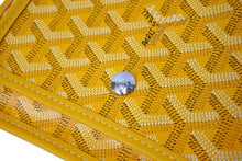 画像をギャラリービューアに読み込む, 新品未使用 GOYARD ゴヤール プリュメ ポーチウォレット 二つ折り財布 PLUMETPMLTY08CL08P イエロー シルバー金具 中古 66379