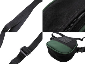 CHANEL シャネル ココマーク スポーツライン ショルダーバッグ 8番台 ブラック グリーン キャンバス 美品 中古 66381