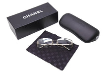 Load image into Gallery viewer, CHANEL シャネル サングラス メガネ リムレス ココマーク 4093 イタリア製 メタル ラインストーン サイズ56□16 美品 中古 66383