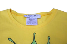 Load image into Gallery viewer, ChristianDior クリスチャンディオール タンクトップ DIORDRAMA 2P12155380 コットン イエロー サイズ40 美品 中古 66386