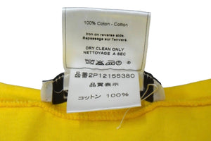 ChristianDior クリスチャンディオール タンクトップ DIORDRAMA 2P12155380 コットン イエロー サイズ40 美品 中古 66386