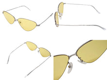 Load image into Gallery viewer, 極美品 BALENCIAGA バレンシアガ サングラス カラーレンズ BB0015S 007 サイズ61□12-145 シルバー金具 イエロー 中古 66389