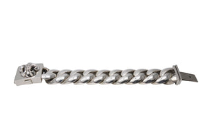 ChromeHearts クロムハーツ 9LINK CLASSIC XL BSフレアXL ボックスID シルバーブレスレット 546.48g シルバー925 美品 中古 66397 正規品