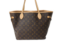 画像をギャラリービューアに読み込む, 極美品 LOUIS VUITTON ルイヴィトン ネヴァーフルMM トートバッグ M40156 モノグラム ブラウン PVC レザー 中古 66407