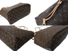 画像をギャラリービューアに読み込む, 極美品 LOUIS VUITTON ルイヴィトン ネヴァーフルMM トートバッグ M40156 モノグラム ブラウン PVC レザー 中古 66407