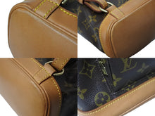 画像をギャラリービューアに読み込む, LOUIS VUITTON ルイヴィトン ミニモンスリ リュック バックパック M51137 モノグラム ブラウン 美品 中古 66408