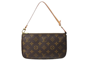 LOUIS VUITTON ルイヴィトン ポシェット アクセソワール アクセサリーポーチ M51980 モノグラム PVC レザー 美品 中古 66409