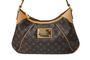 LOUIS VUITTON ルイヴィトン テムズGM ワンショルダーバッグ M56383 ブラウン モノグラムキャンバス 美品 中古 66411