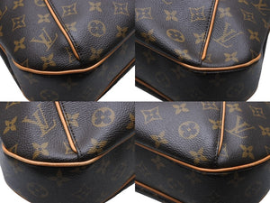 LOUIS VUITTON ルイヴィトン テムズGM ワンショルダーバッグ M56383 ブラウン モノグラムキャンバス 美品 中古 66411