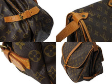 Load image into Gallery viewer, Louis Vuitton ルイヴィトン ソミュール35 ショルダーバッグ M42254 モノグラム キャンバス ブラウン ゴールド金具 美品 中古 66413