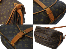 Load image into Gallery viewer, Louis Vuitton ルイヴィトン ソミュール35 ショルダーバッグ M42254 モノグラム キャンバス ブラウン ゴールド金具 美品 中古 66413