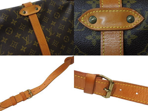Louis Vuitton ルイヴィトン ソミュール35 ショルダーバッグ M42254 モノグラム キャンバス ブラウン ゴールド金具 美品 中古 66413