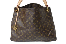 Load image into Gallery viewer, 極美品 LouisVuitton ルイヴィトン アーツィーMM ショルダーバッグ M40249 USA製 PVC ヌメ革 ブラウン ゴールド金具 中古 66414