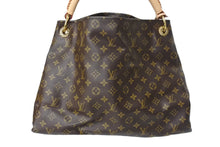 Load image into Gallery viewer, 極美品 LouisVuitton ルイヴィトン アーツィーMM ショルダーバッグ M40249 USA製 PVC ヌメ革 ブラウン ゴールド金具 中古 66414