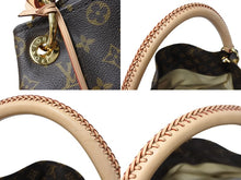 Load image into Gallery viewer, 極美品 LouisVuitton ルイヴィトン アーツィーMM ショルダーバッグ M40249 USA製 PVC ヌメ革 ブラウン ゴールド金具 中古 66414