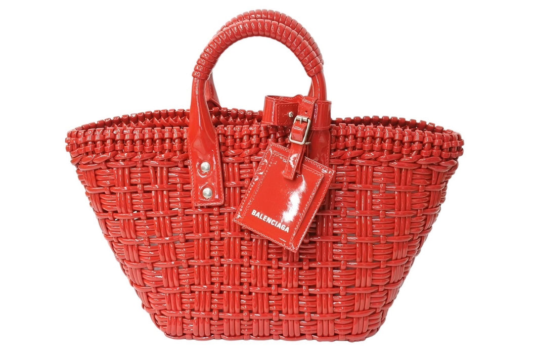 極美品 BALENCIAGA バレンシアガ ビストロ バスケットバッグ