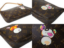 Load image into Gallery viewer, 極美品 LOUIS VUITTON ルイヴィトン ポシェット アクセソワール アクセサリーポーチ M51981 村上隆 モノグラム パンダ 中古 66420