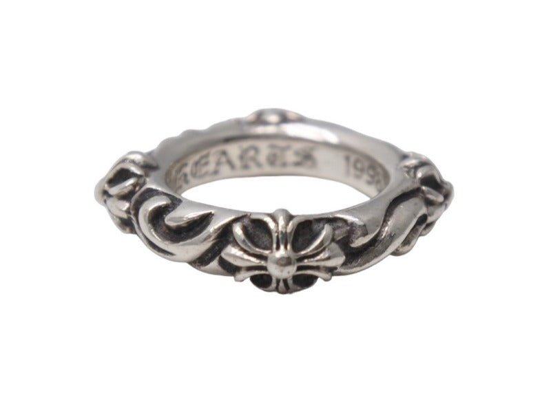 CHROME HEARTS クロムハーツ SBTバンド リング 指輪 サイズ9号 重量8.296g シルバー925 1998刻印 美品 中古 66429
