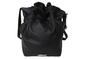 CHROMEHEARTS クロムハーツ JILLIAN ジリアン ショルダーバッグ ラージCHクロス レザー シルバー925 ブラック 美品 中古 66477