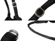 Load image into Gallery viewer, CHROMEHEARTS クロムハーツ JILLIAN ジリアン ショルダーバッグ ラージCHクロス レザー シルバー925 ブラック 美品 中古 66477