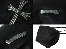 Load image into Gallery viewer, CHROMEHEARTS クロムハーツ JILLIAN ジリアン ショルダーバッグ ラージCHクロス レザー シルバー925 ブラック 美品 中古 66477