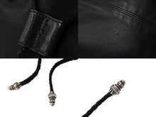 Load image into Gallery viewer, CHROMEHEARTS クロムハーツ JILLIAN ジリアン ショルダーバッグ ラージCHクロス レザー シルバー925 ブラック 美品 中古 66477