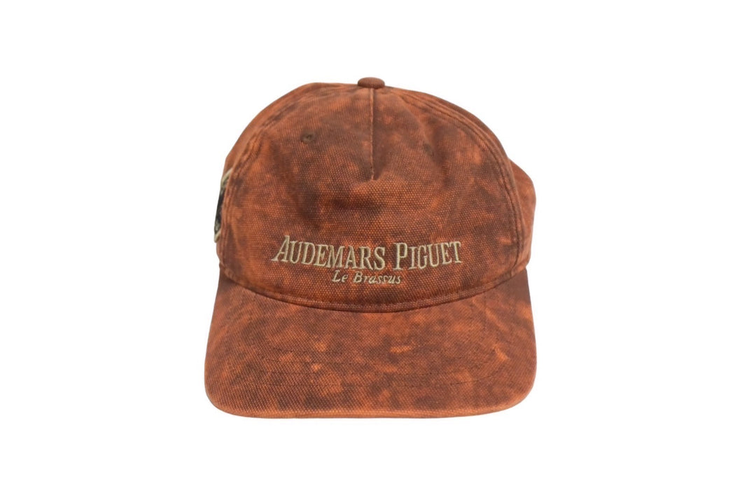 CACTUS JACK AUDEMARS PIGUET TRAVIS SCOTT キャップ 帽子 デニム オレンジ ゴールド 美品 中古 66478