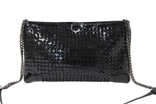 Load image into Gallery viewer, Christian Louboutin クリスチャンルブタン 2WAYバッグ クラッチ ショルダーバッグ エナメル ブラック 美品 中古 66483