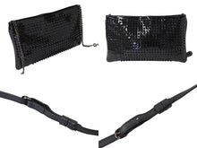 Load image into Gallery viewer, Christian Louboutin クリスチャンルブタン 2WAYバッグ クラッチ ショルダーバッグ エナメル ブラック 美品 中古 66483