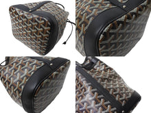 画像をギャラリービューアに読み込む, 新品未使用 GOYARD ゴヤール プティフロ バケット バッグ ブラック ショルダーバッグ コーティングキャンバス カーフスキン PEFLOTPMLTY01CL01P 中古 66486